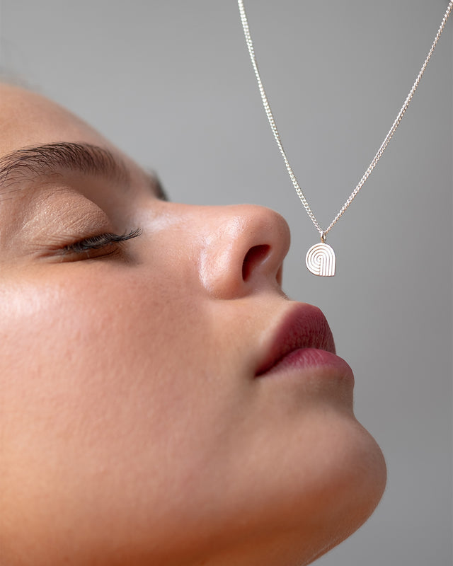 Spiral Silver Necklace