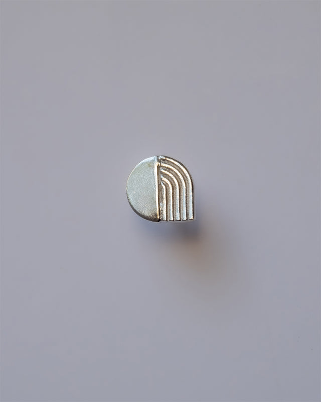 Contour Silver Earring