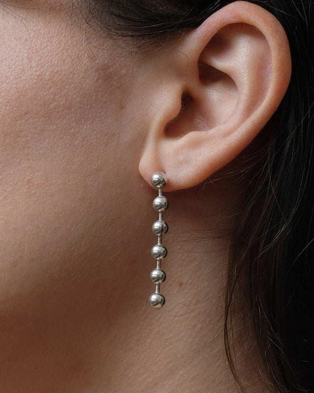 Raindrop Silver Earring