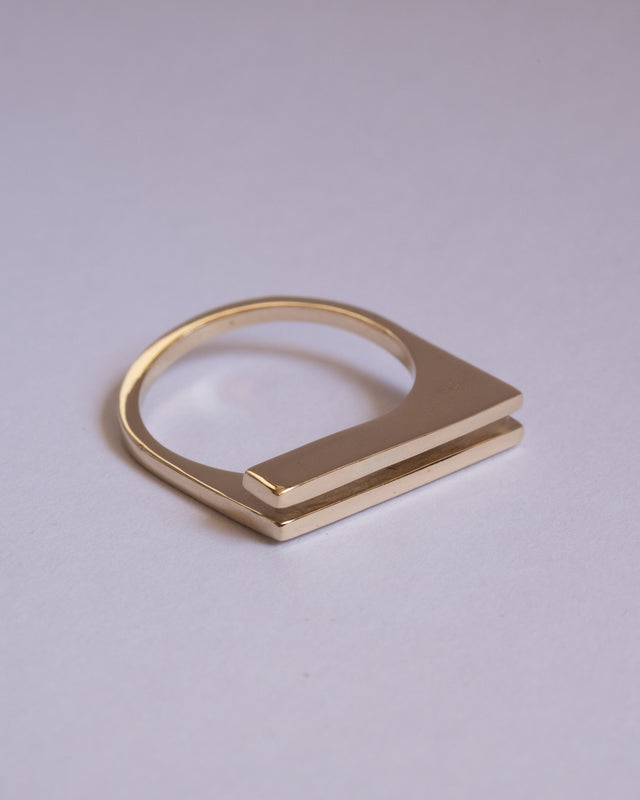 Mini Replica 14K Gold Ring