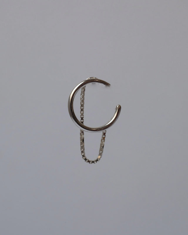 Ripple Loop Silver Cuff