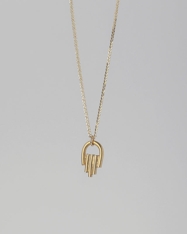Hamsa 14k Gold Necklace