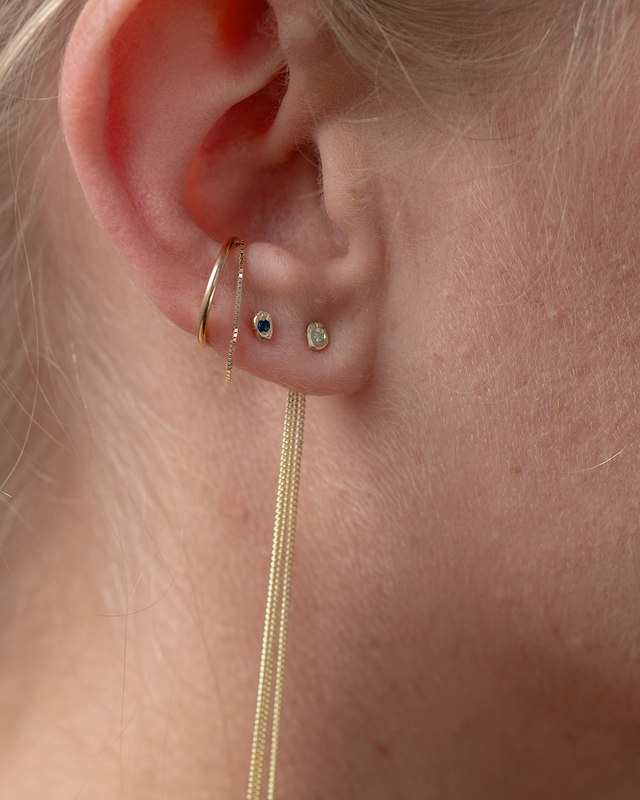 Ripple Loop 14k Gold Cuff