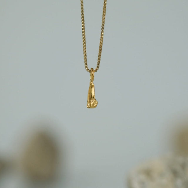 Sulfur Gold Plated Necklace