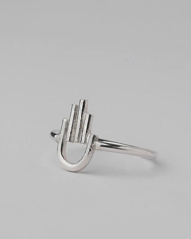 Hamsa Silver Ring