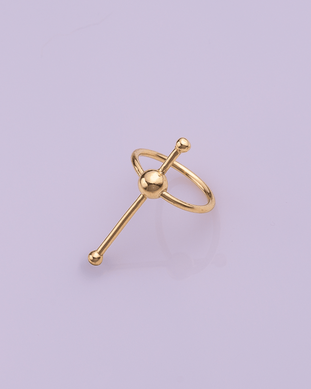 Mars Gold Plated Ring