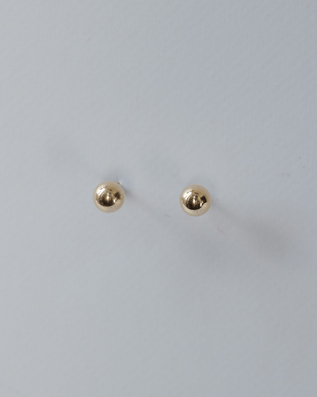 עגיל נקודה זהב 14K