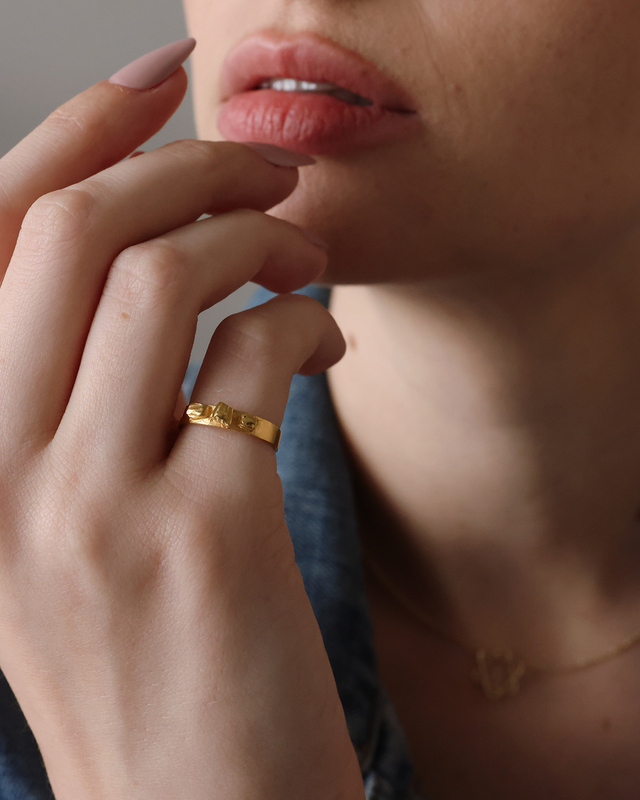 Argon 14K Gold Ring
