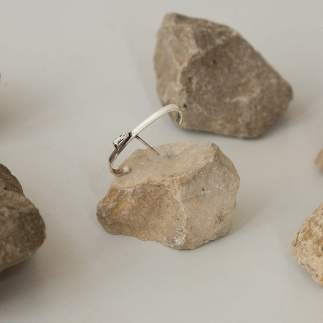 Argon Silver Earring