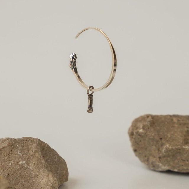 Gypsy Argon Silver Earring