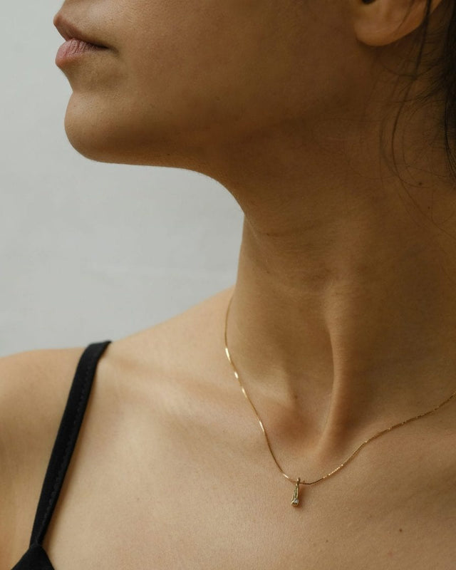 14K Gold Sulphur Necklace