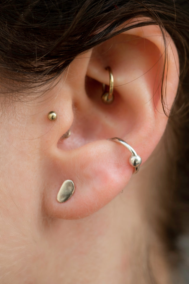 Cosmic Cuff Silver Earring