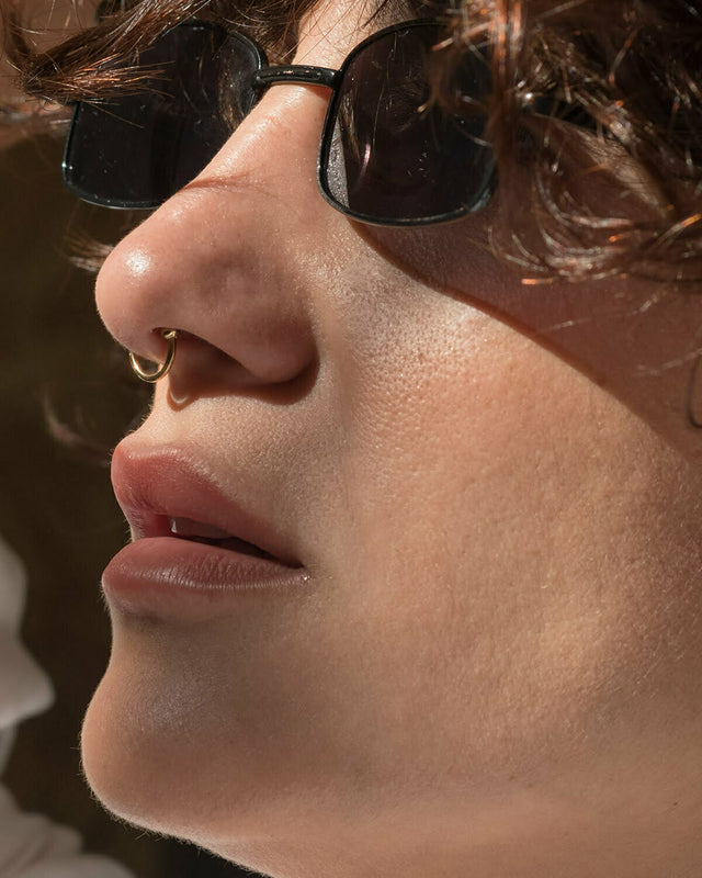 Septum Cuff 14K Gold Earring