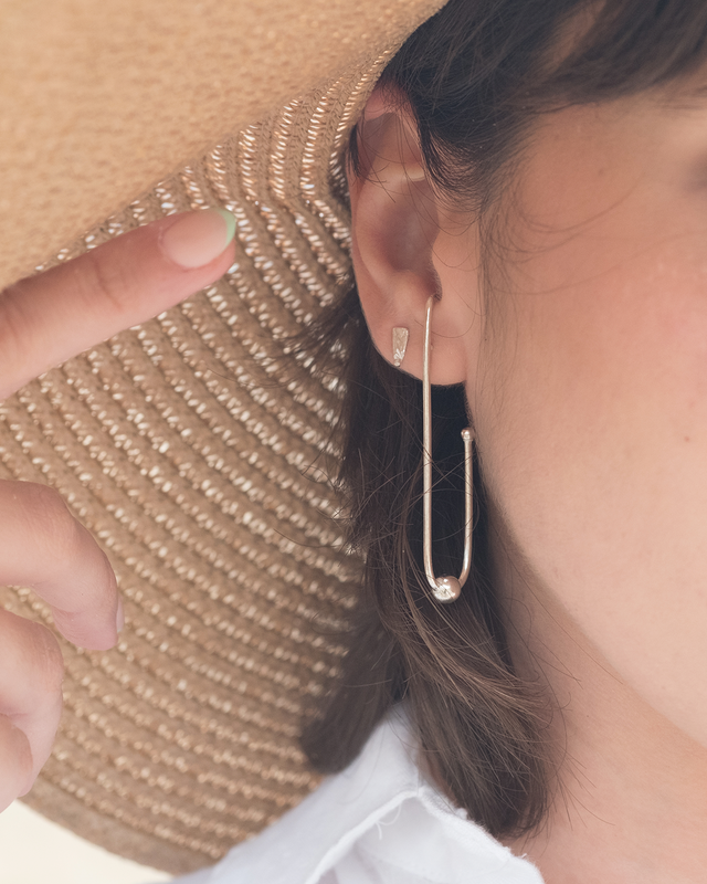 Milky Way Silver Earrings