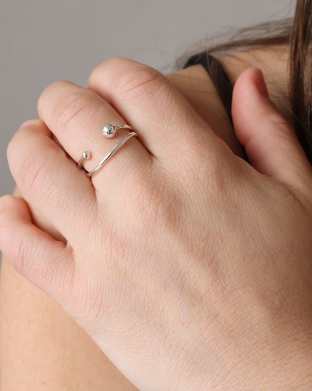 Milky Way Silver Ring