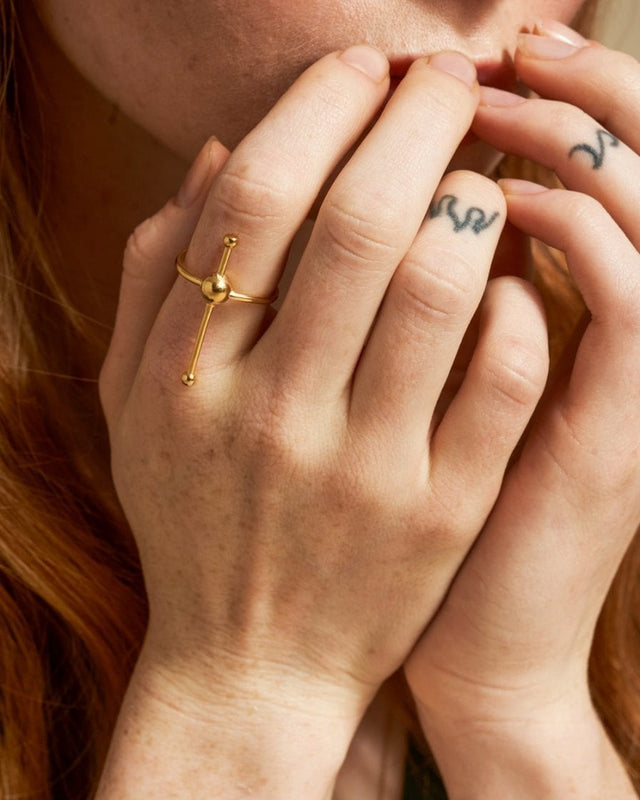 Mars Gold Plated Ring