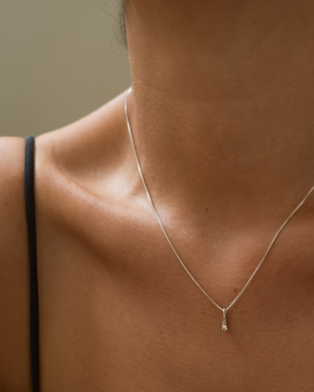 Sulfur Silver Necklace