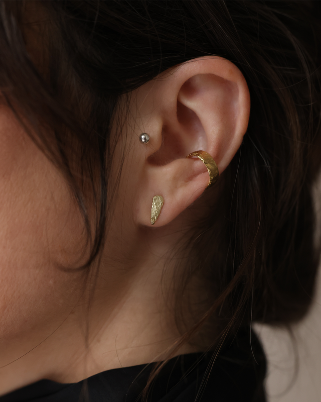 עגיל מיני טרה זהב 14K