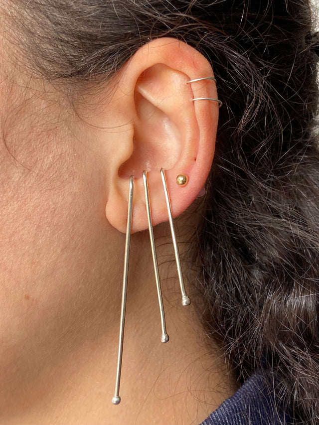 Universe Silver Earring