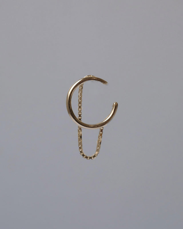 Ripple Loop 14k Gold Cuff