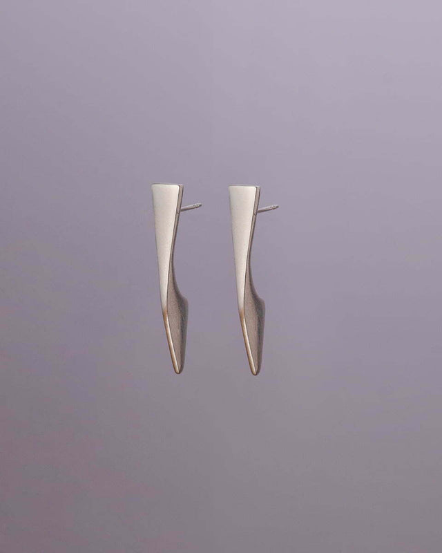 Flipper Silver Earring