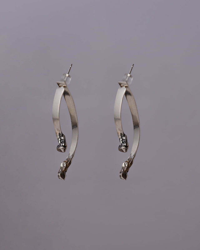 Mercury Silver Earring