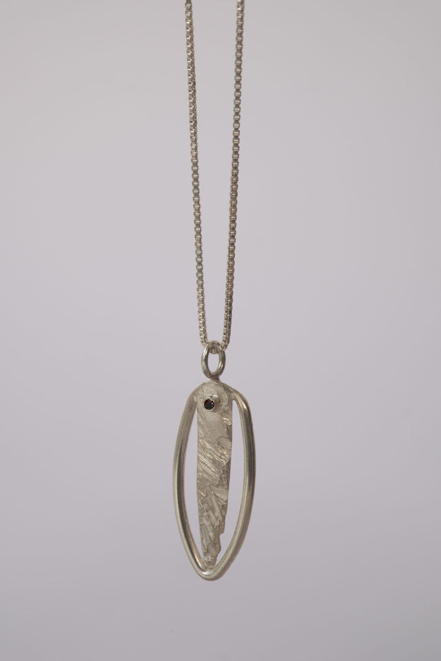 Vulva Silver Necklace