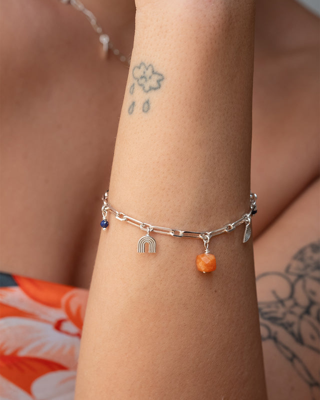 Charms Silver Bracelet