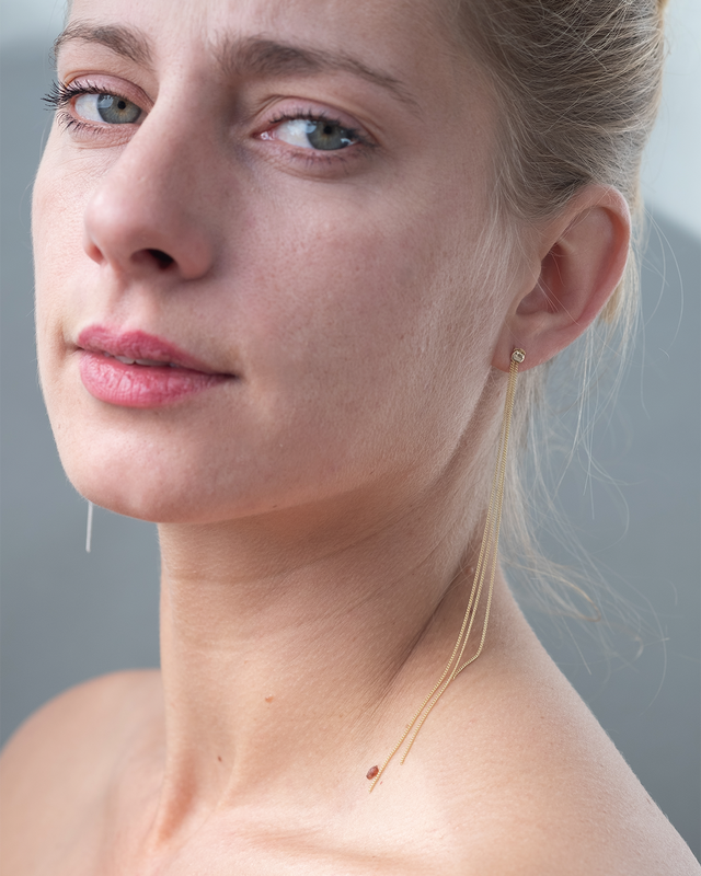 Cascade 14K Gold Earring