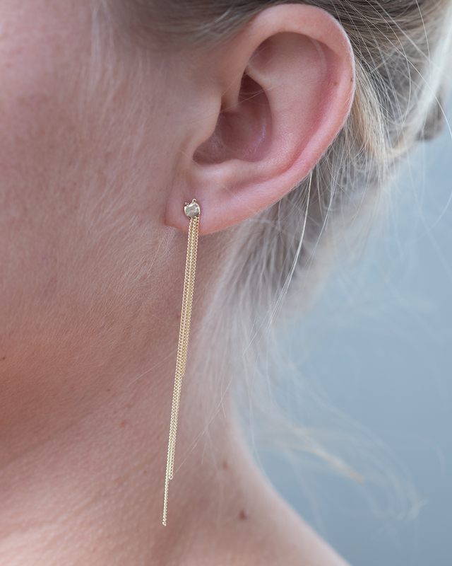 Cascade 14K Gold Earring