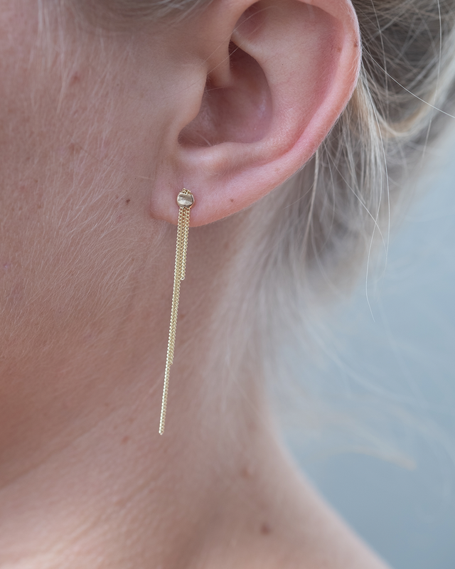 Cascade 14K Gold Earring