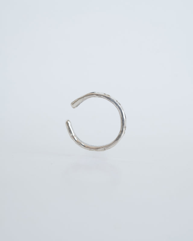 Black Drift Silver Cuff