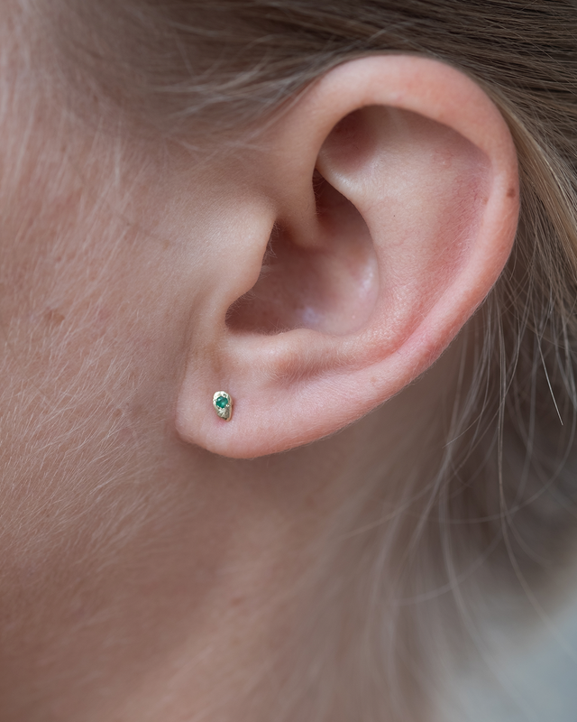 Stone Rainbow 14K Gold Earring