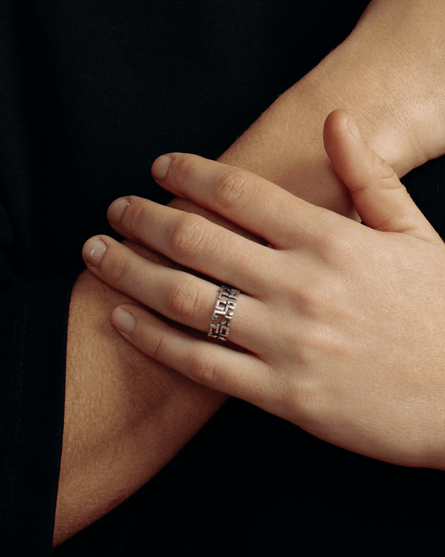 Try to Levitate Silver Ring