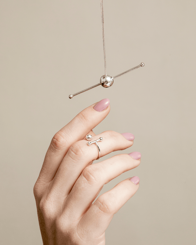 Saturn Silver Ring