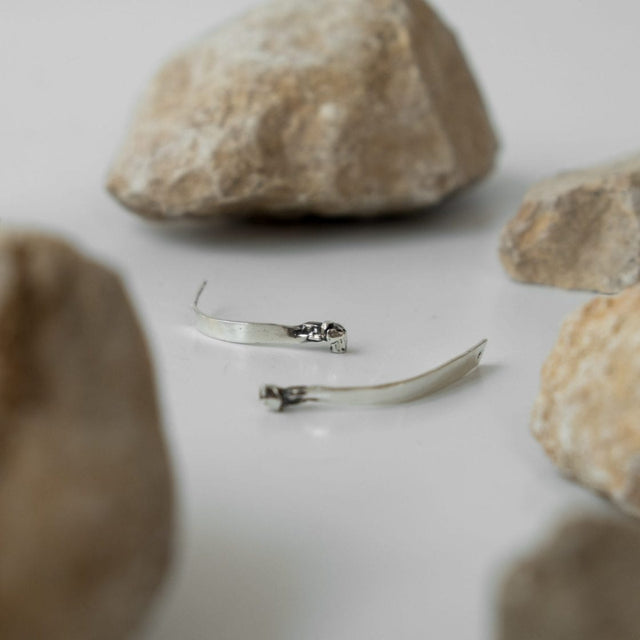 Mercury Silver Earring