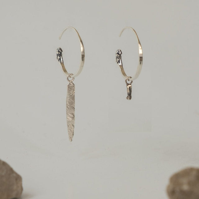 Gypsy Argon Silver Earring