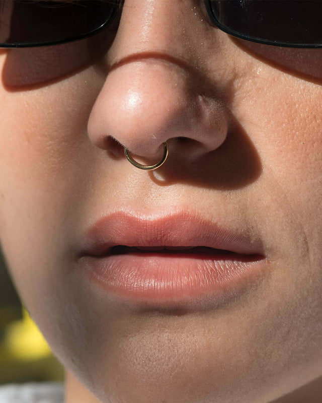 Septum Cuff 14K Gold Earring