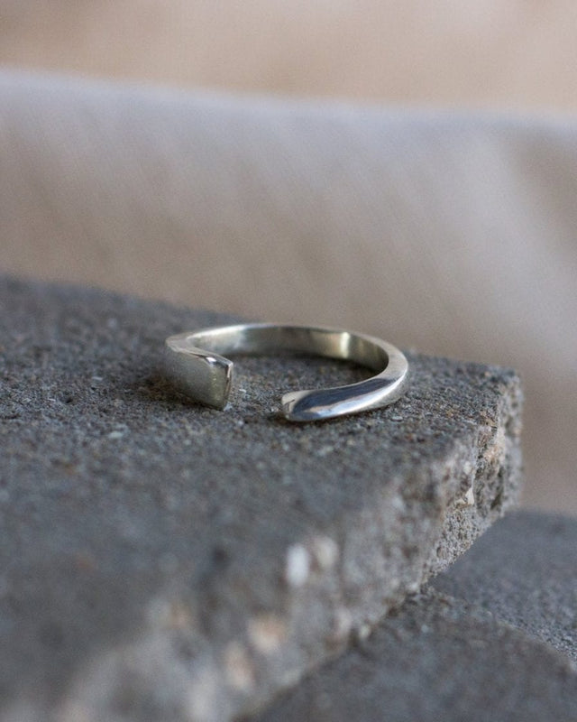 Geometric Silver Ring