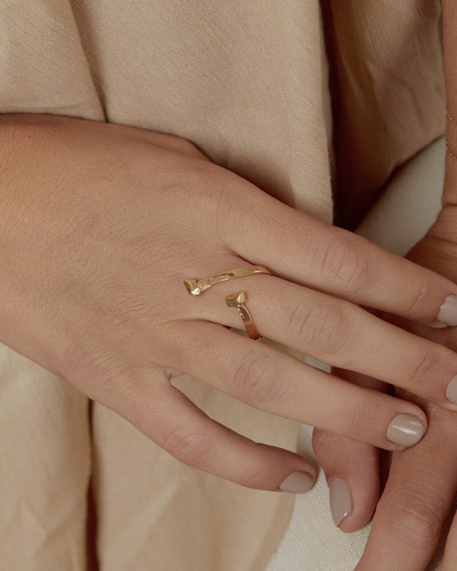 Mercury 14K Gold Ring
