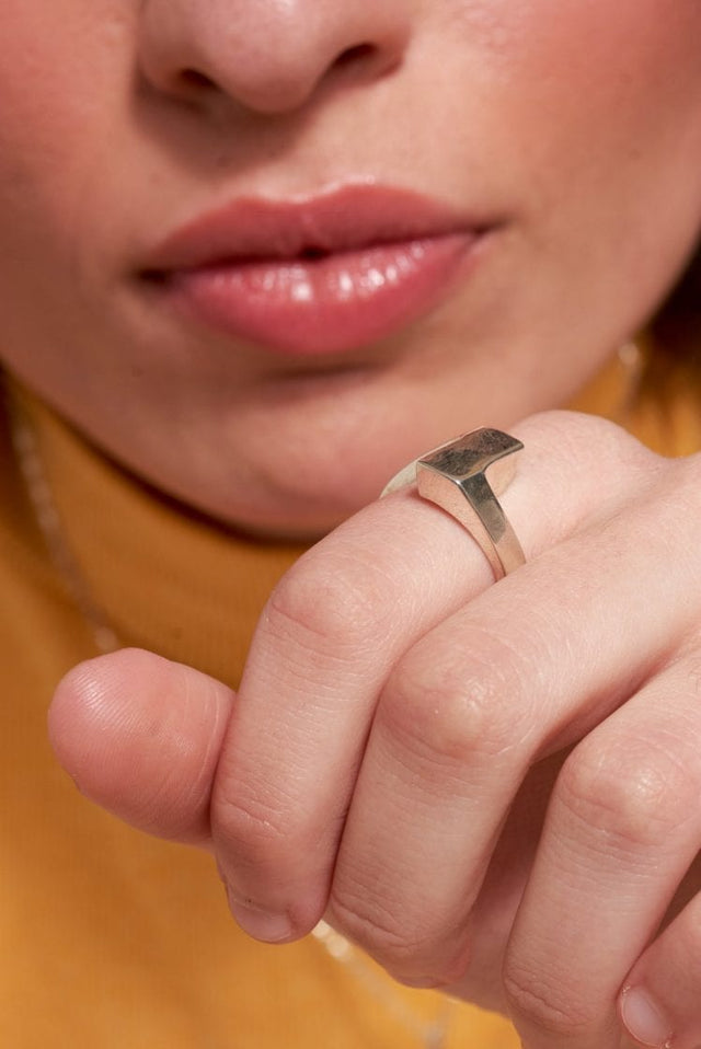 Bar Silver Ring