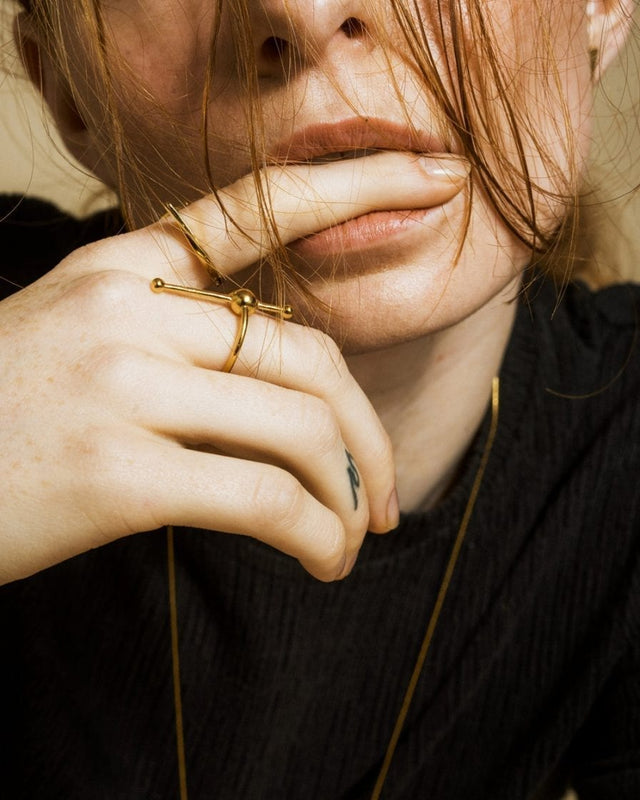 Mars Gold Plated Ring