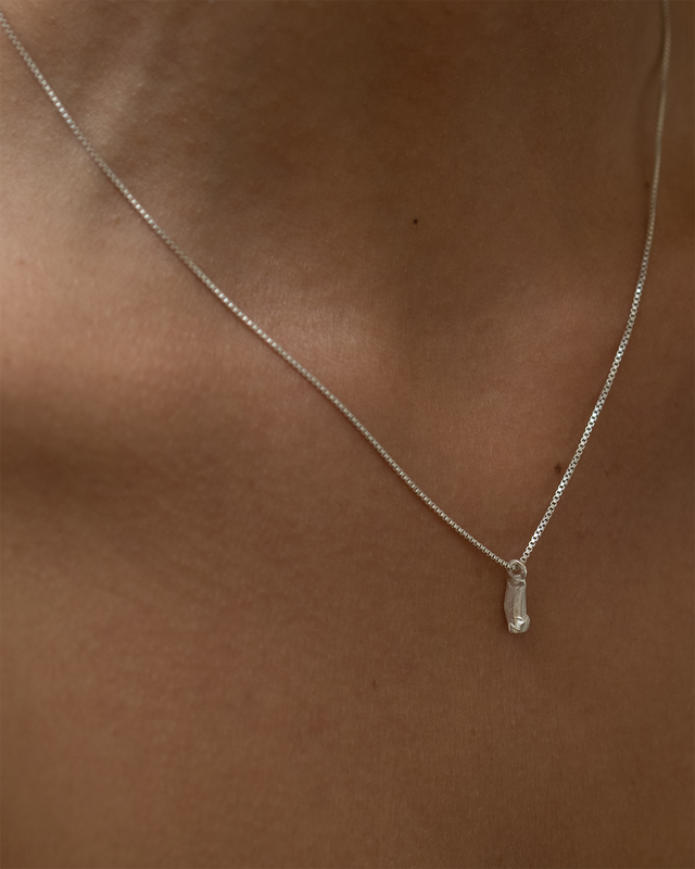Sulfur Silver Necklace