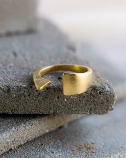 טבעת סנפיר זהב