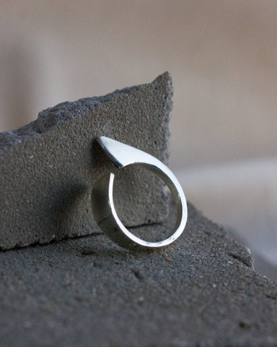 Flipper Silver Ring
