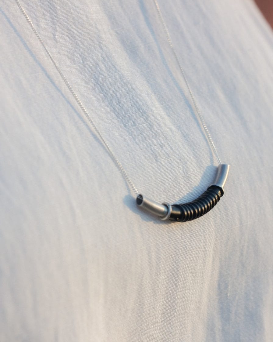 Coil Silver Necklace
