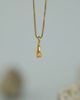 Sulfur Gold Necklace