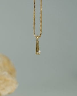 Sulfur 14K Gold Necklace