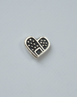 Band-Aid Heart Silver Earring