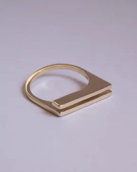 Mini Replica 14K Gold Ring